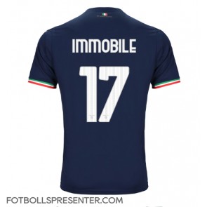 Lazio Ciro Immobile #17 Borta Matchtröja 2023-24 Kortärmad